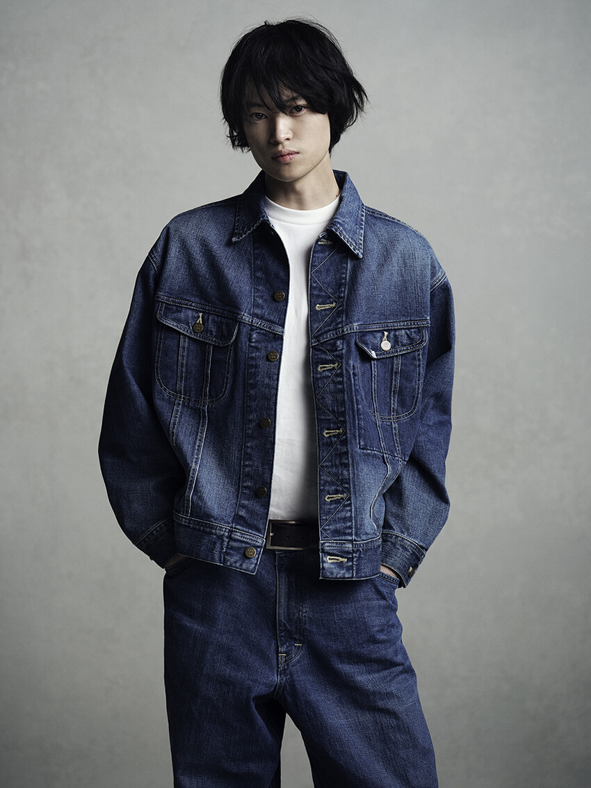 窪塚洋介＆愛流が親子でジーンズコーデを披露。名作デニム「Lee 101