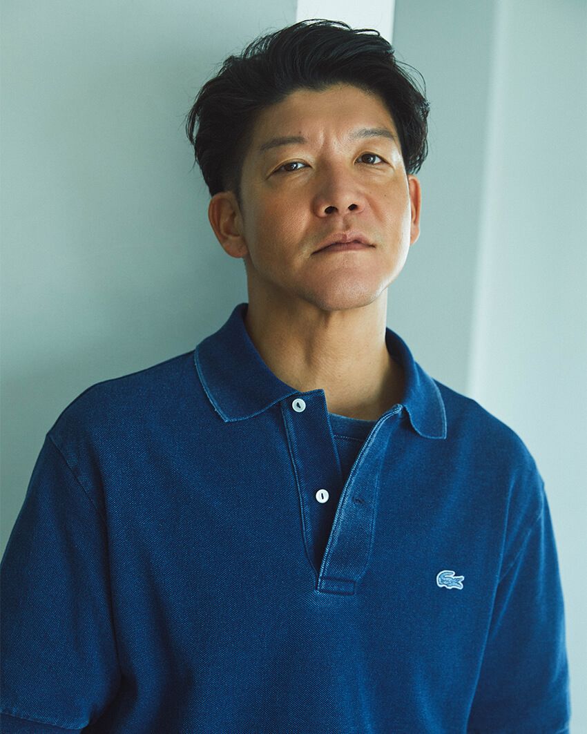 ポロシャツ１万9800円、Tシャツ１万4300円／ともにラコステ