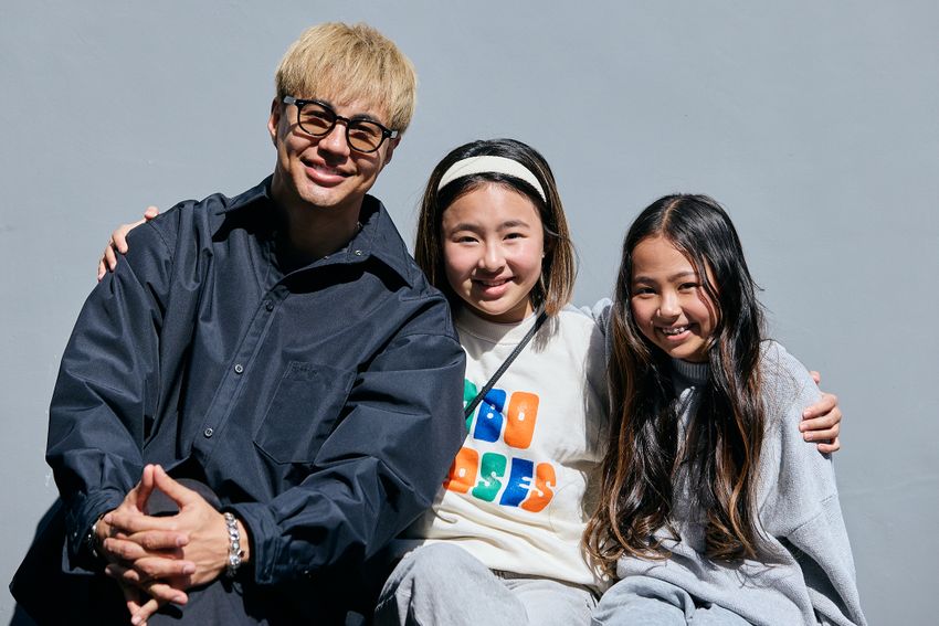 汚れても味になる「黒ディッキーズ」が相棒！ 4児のパパ・ユージの親子パパラッチ - 14枚目の画像