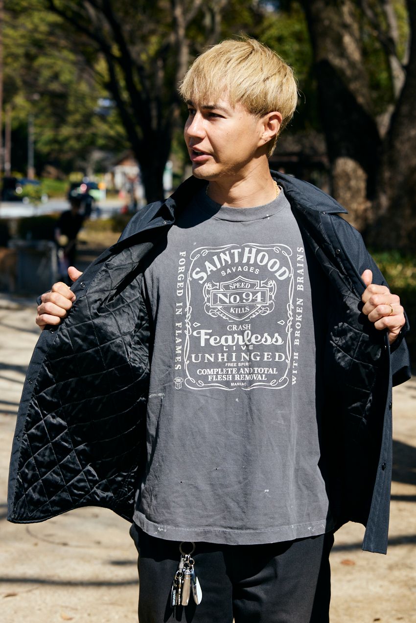 汚れても味になる「黒ディッキーズ」が相棒！ 4児のパパ・ユージの親子パパラッチ - 4枚目の画像