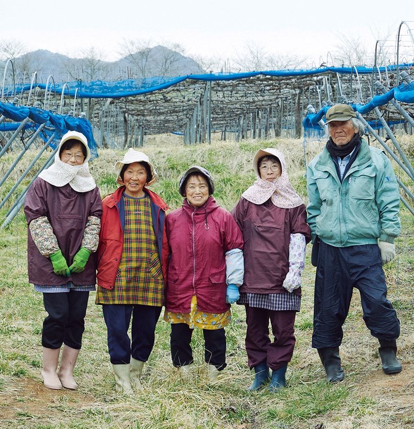 長年畑を守っているローカルのシニアの方も貴重な戦力。キャリア20年超のベテランも。