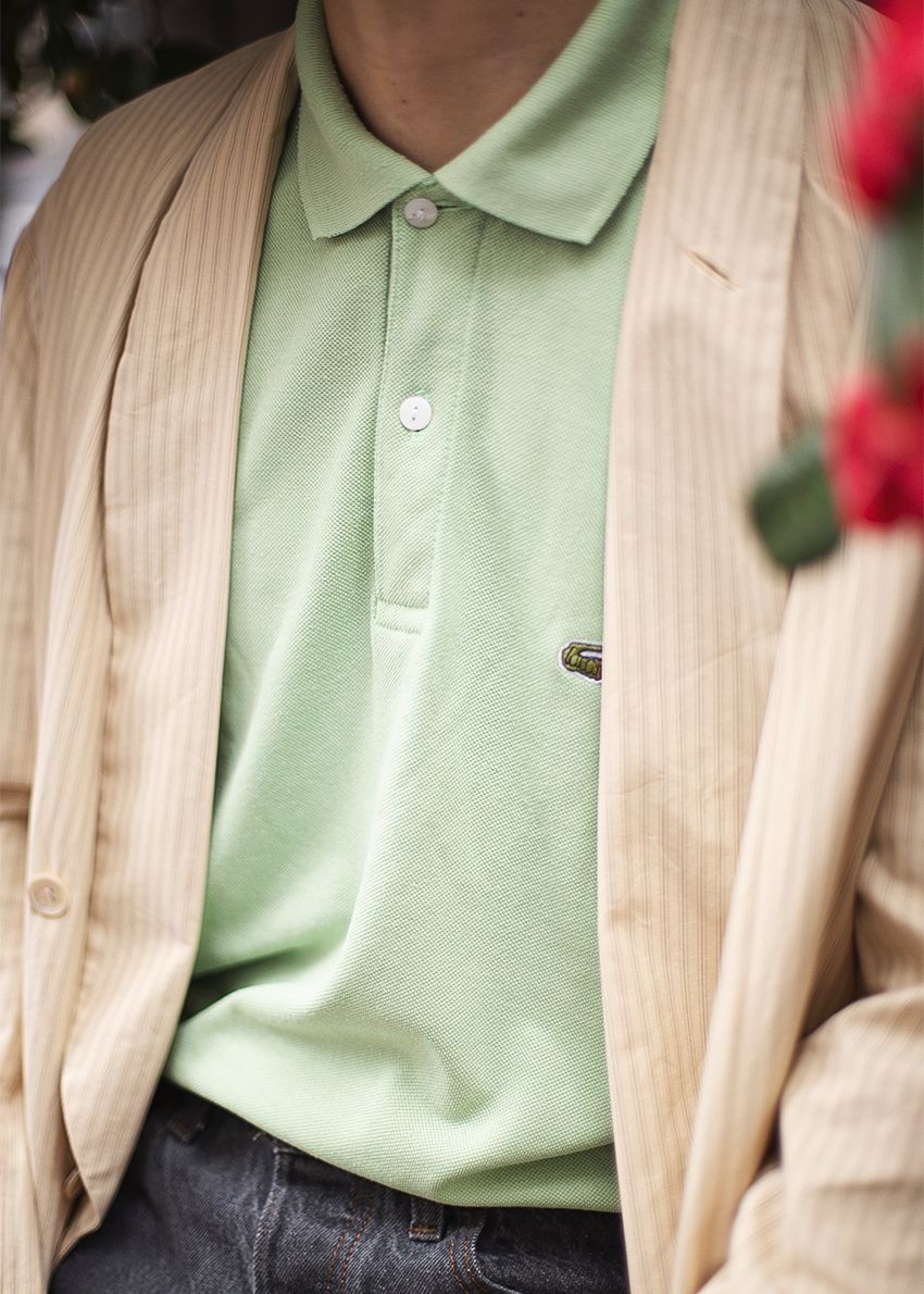 空気階段・かたまり、“春の一軍コーデ”を拝見！リーバイス「501」、古着のラコステetc. - 1枚目の画像