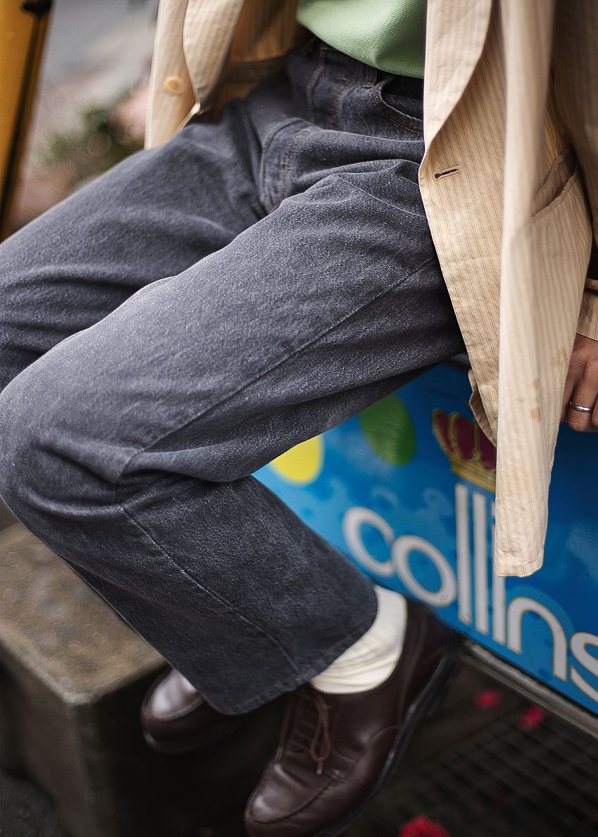 空気階段・かたまり、“春の一軍コーデ”を拝見！リーバイス「501」、古着のラコステetc. - 2枚目の画像