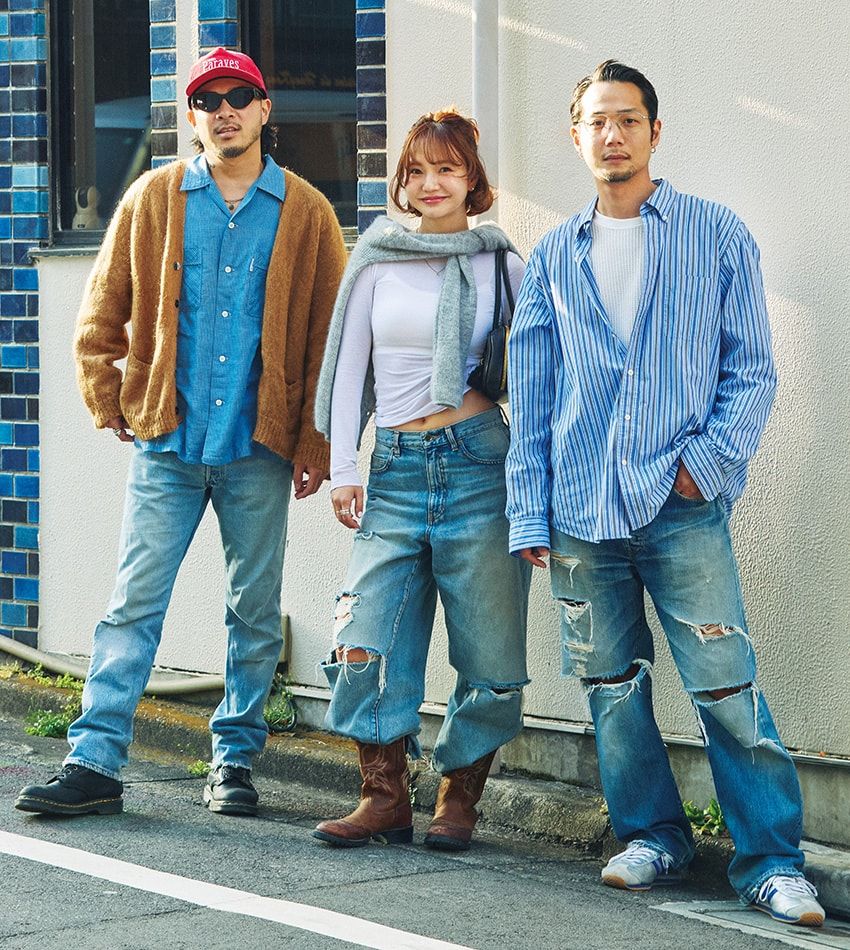 ロッチ コカドさんに、落語家の柳亭小痴楽さんも！デニムで“まんまアメカジ禁止”コーデを披露 - 1枚目の画像