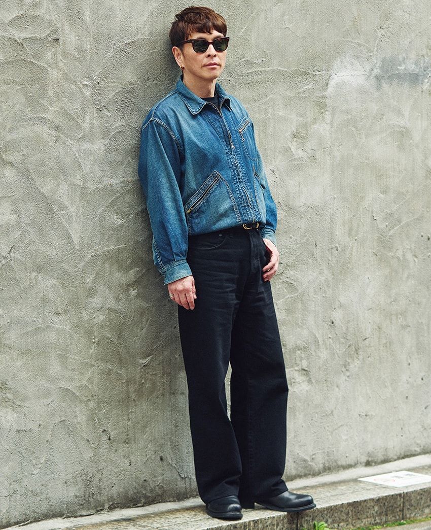 デニムジャケット＝デラックス×マインデニム