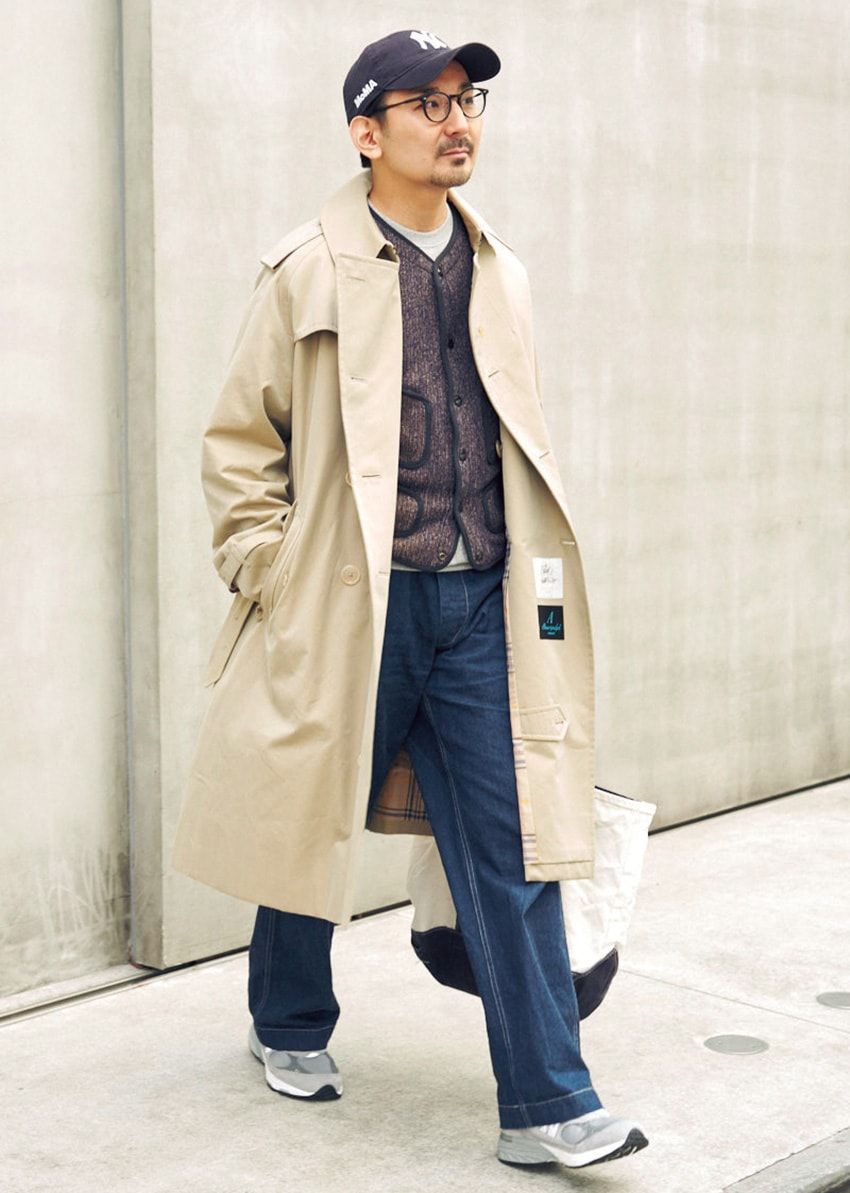 デニム、コート、ベスト、スウェット＝アナトミカ