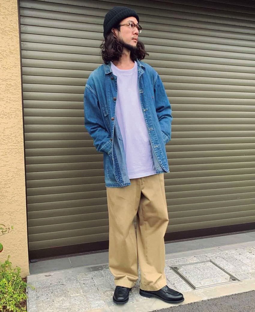 デニムジャケット＝ビッグマック