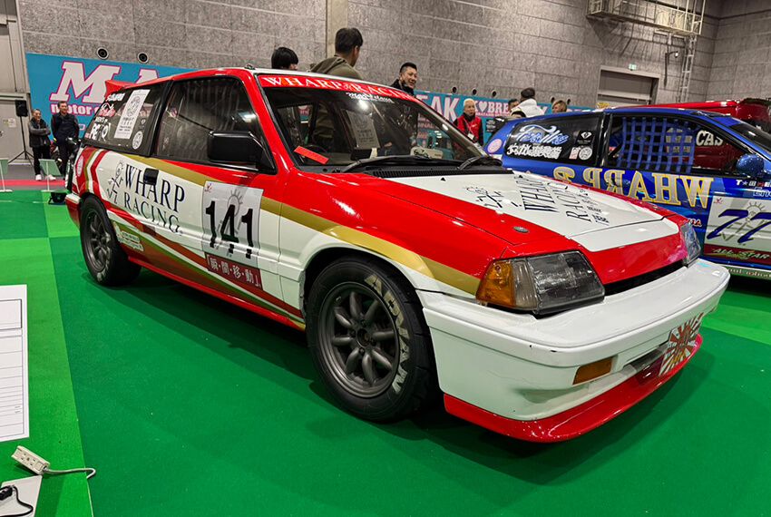 当時っぽいカラーリングが、逆に今、新鮮だったりするワンダーシビック  