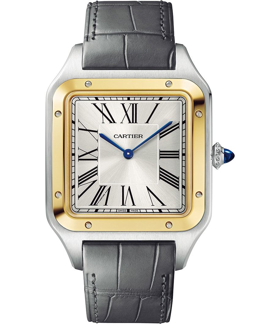 SS×K18YGケース、縦46.6×横33.9㎜、手巻き。175万5600円／カルティエ　0120-1847-00　Antoine Pividori  © Cartier