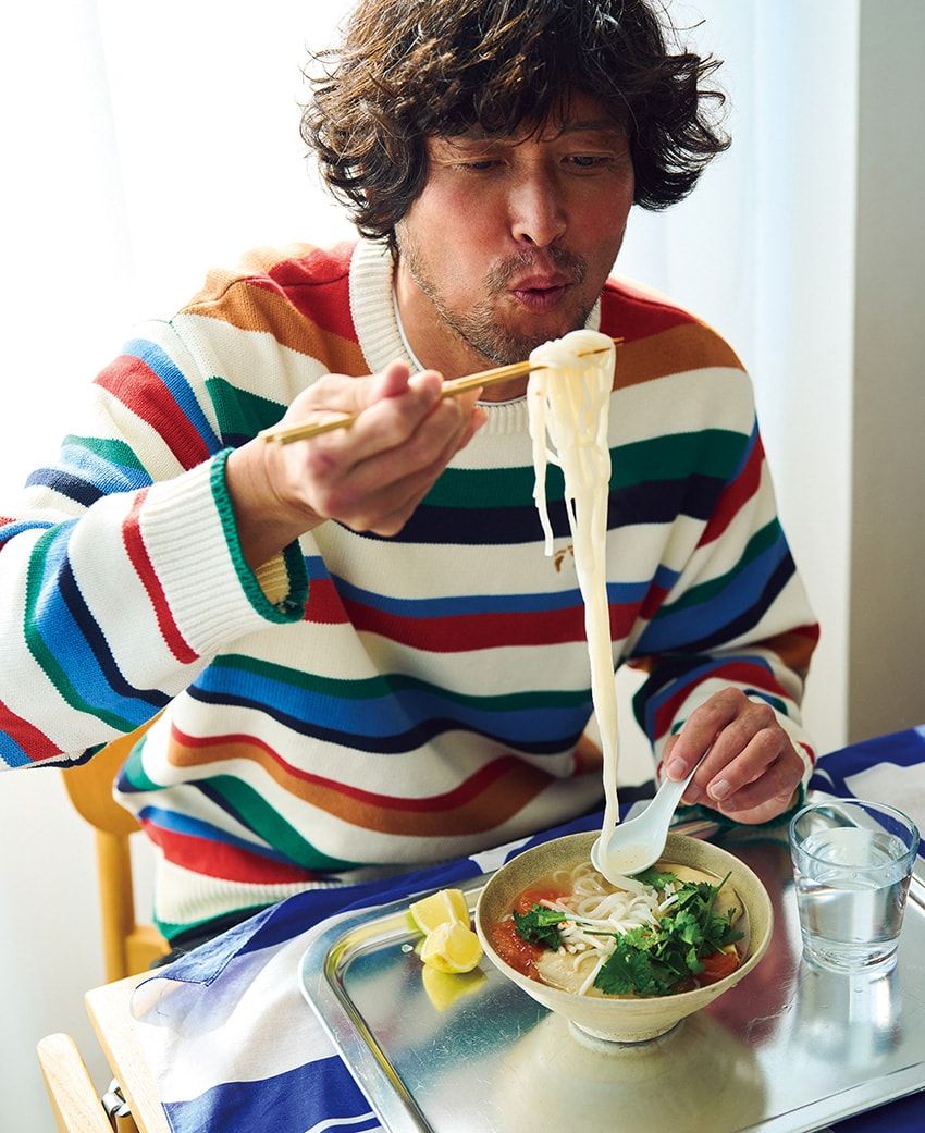 鶏スープに、トマトの出汁と酸味が合うね！