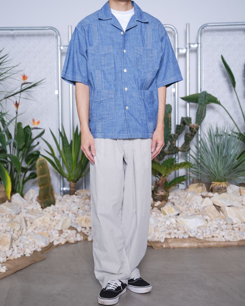 【4月17日発売】「GU×エンジニアド ガーメンツ」最新作を編集部員が全試着！セットアップ、ショーツetc. - 10枚目の画像