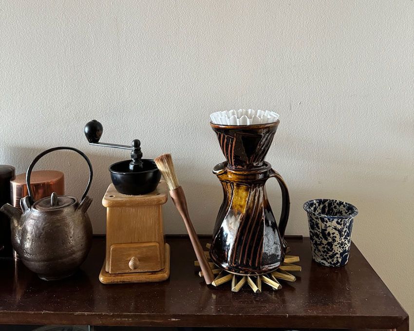 「山の家」で嗜んでいる茶道具