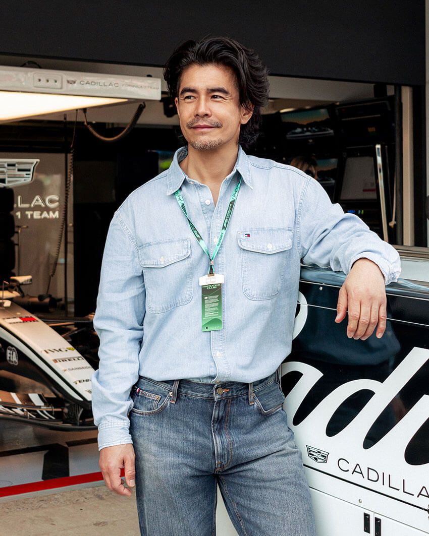  アメ車好きの伊藤英明がチーム「トミー ヒルフィガー」としてF1をパドッククラブで初体験！ - 8枚目の画像