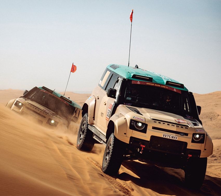 OCTAをベースにした「ディフェンダー DAKAR D7X-R」。