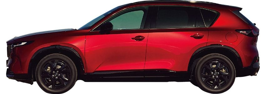 マツダ「CX-5」全長4575×全幅1845×全高1690㎜／最高出力：156PS／最大トルク：199N・m／乗車定員：5人／価格：281.05万円〜