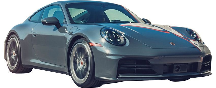 ポルシェ「911」全長4545×全幅1850×全高1300㎜／最高出力：394PS／最大トルク：450N・m／乗車定員：4人／価格：1853万円〜