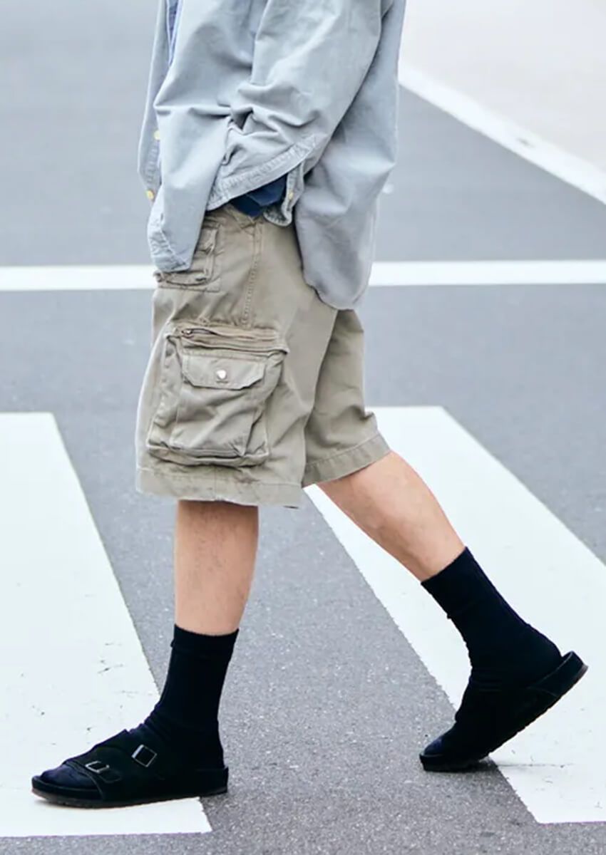 夏を先取る「長袖＋短パンスタイル」。コーデ上手5名の着こなし術を紹介！ - 1枚目の画像