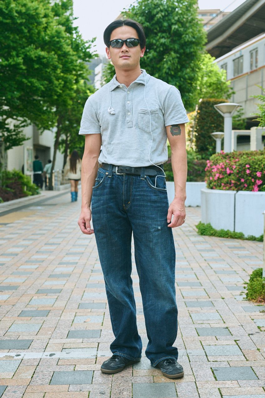初夏の「リーバイス」スナップ5選！夏は薄ブルーorインディゴが人気。ブラックのGジャンも◎ - 3枚目の画像