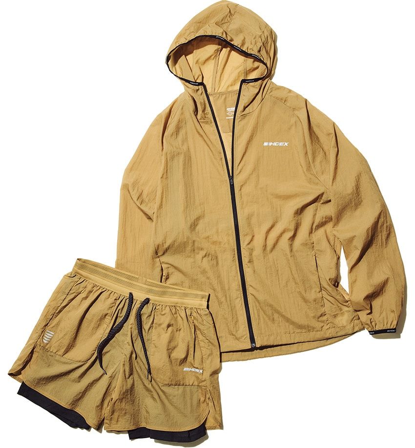 ジャケット1万4300円、ショーツ7500円／ともにエイチデックス（エイチデックス ジャパン　03-6868-4204）