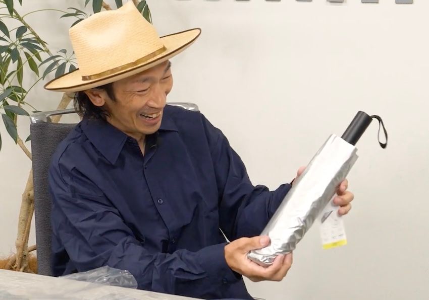 晴雨兼用折傘BIG75cm 2200円