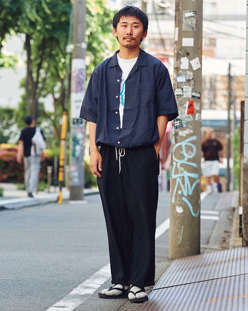 Tシャツ＝チャンピオン × ピルグリム サーフ+サプライ