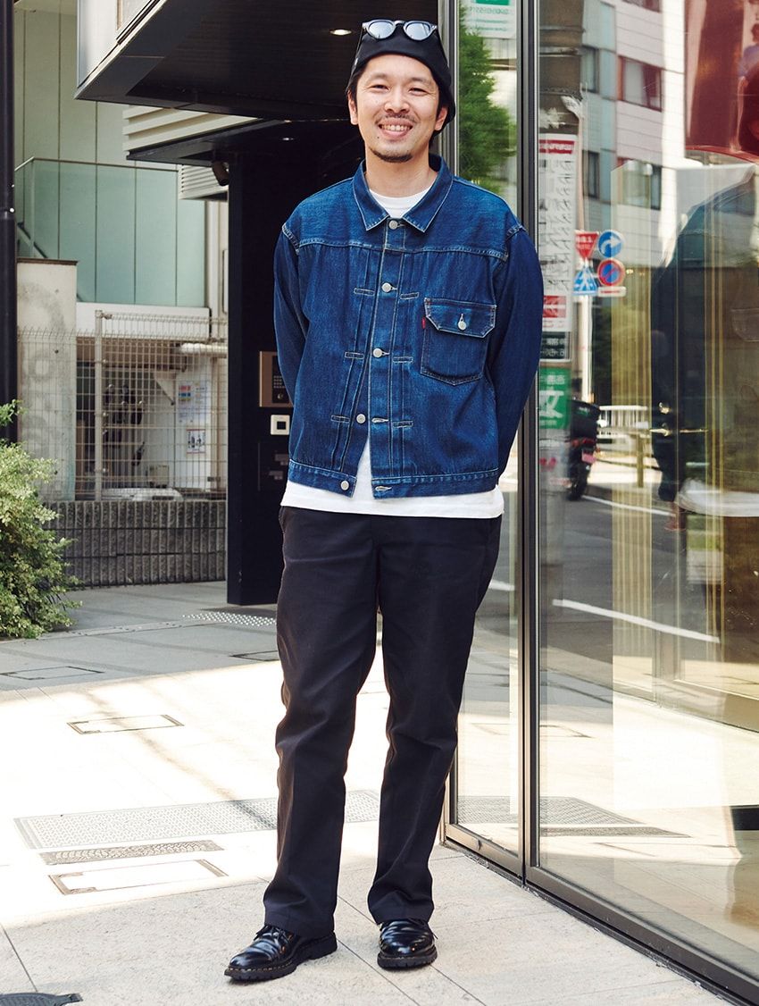 デニムジャケット＝リーバイス
