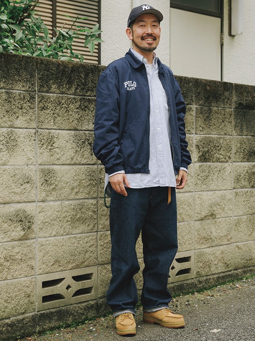 ジャケット＝ポロ ラルフ ローレン × ビームス　デニム＝リー