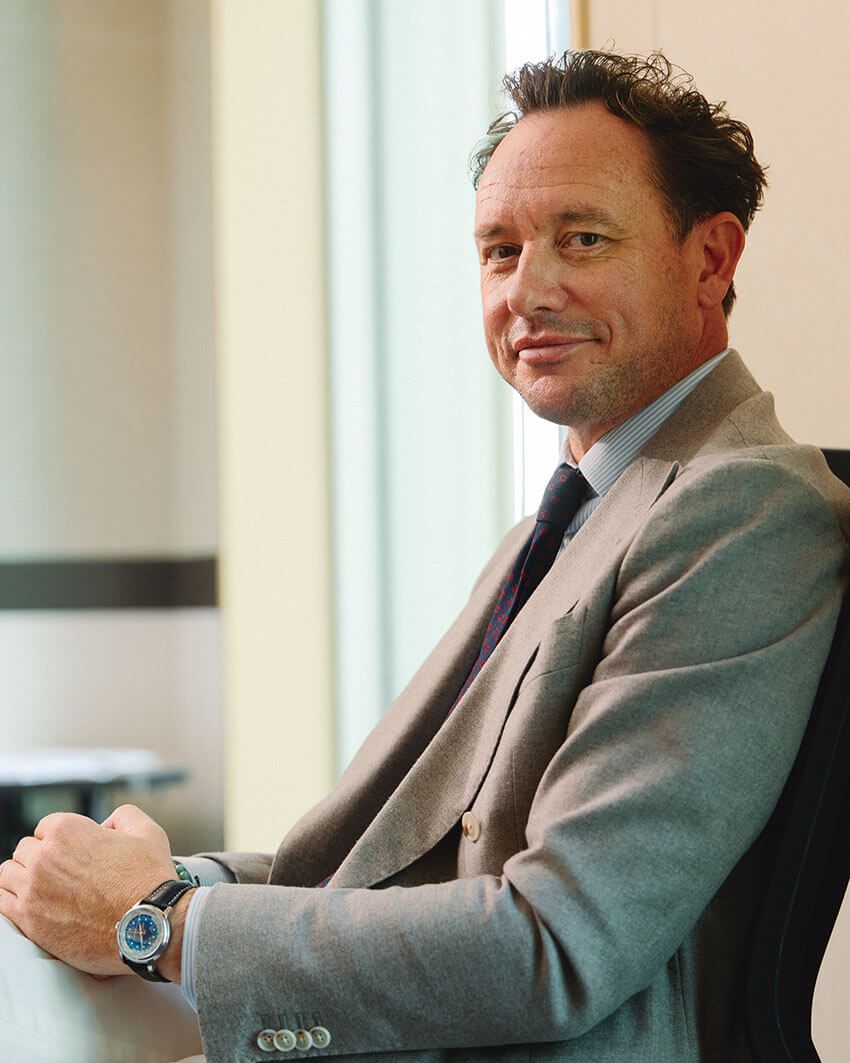フレデリック・コンスタント CEO ニールス・エガーディン●1978年、オランダ生まれ。2001年から11年間、数々のスイス時計ブランドにおける要職を歴任。12年より、フレデリック・コンスタントの営業副部長として入社。18年から同社のマネージングディレクターとして辣腕を振るう。23年より現職のCEOに就任。