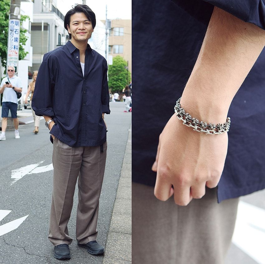 ブレスレット下＝ティファニー