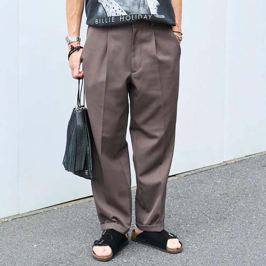 夏も「ユニクロパンツ」が大活躍！スラックス＆ショーツの巧みなコーデ好例をスナップで - 1枚目の画像