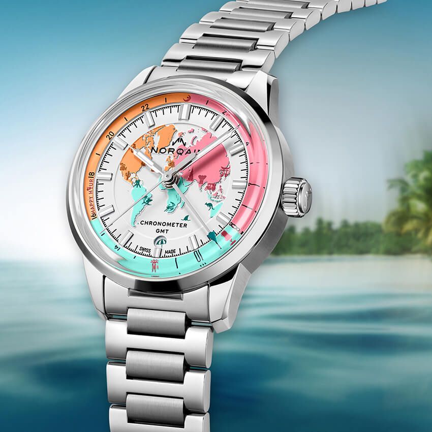 「Freedom GMT Enjoy Life "Holiday" Limited Edition」 世界限定500本。SSケース、40mm径、自動巻き。93万5000円