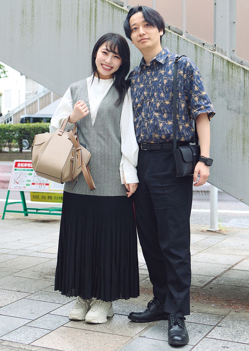 シャツ＝古着