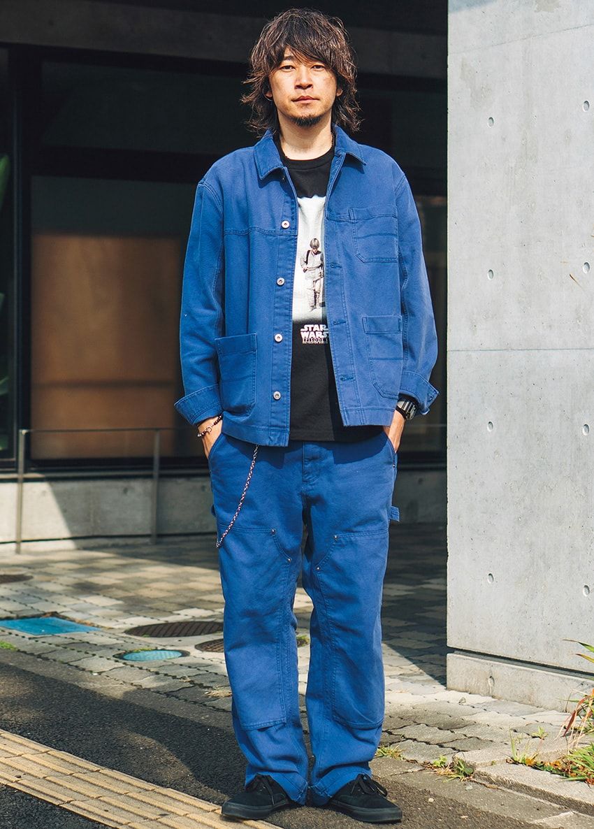 ジャケット、パンツ＝ギャップ
