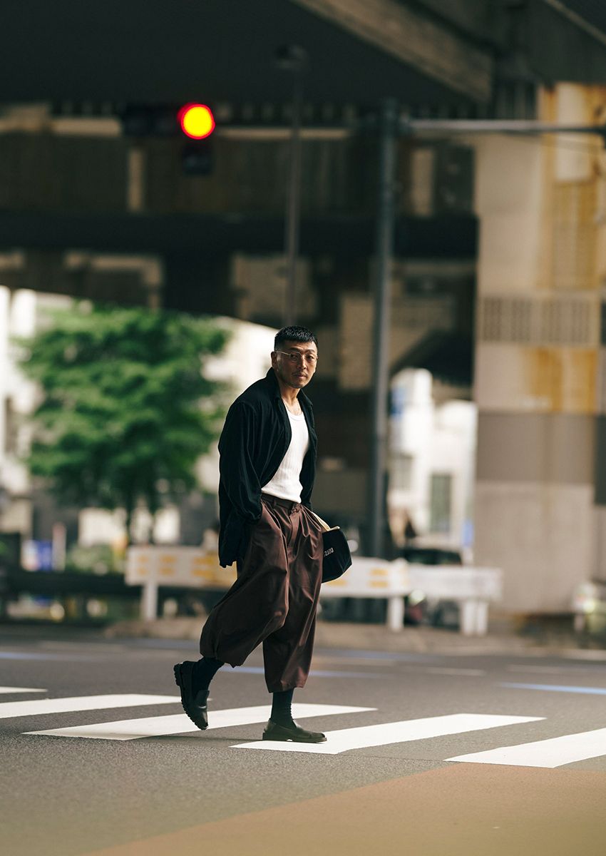 『九条の大罪』でも話題の俳優・後藤剛範の私服姿をパパラッチ！「今日はコモリ、クーティー。グラフペーパーも好き」 - 13枚目の画像
