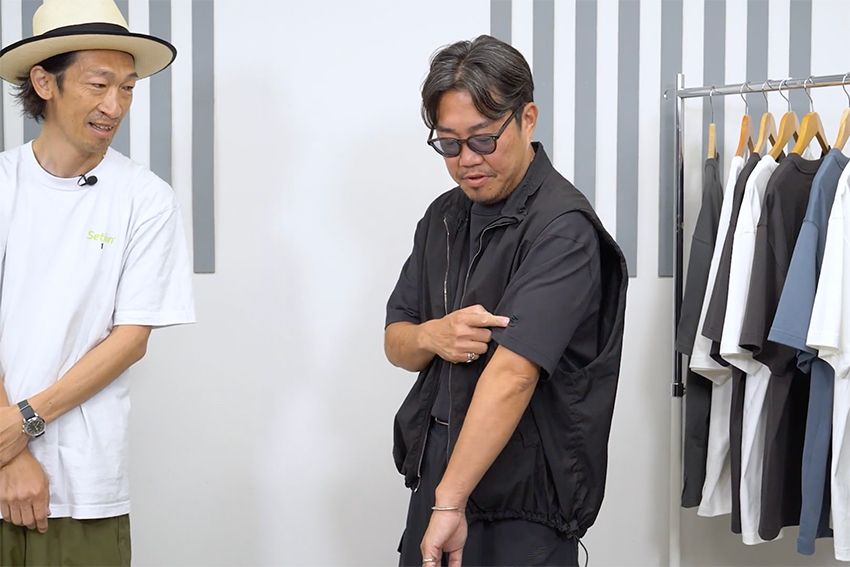 「NB GREY プレミアムTシャツ」1万2980円／ニューバランス（ニューバランスジャパンお客様相談室　0120-85-7120）