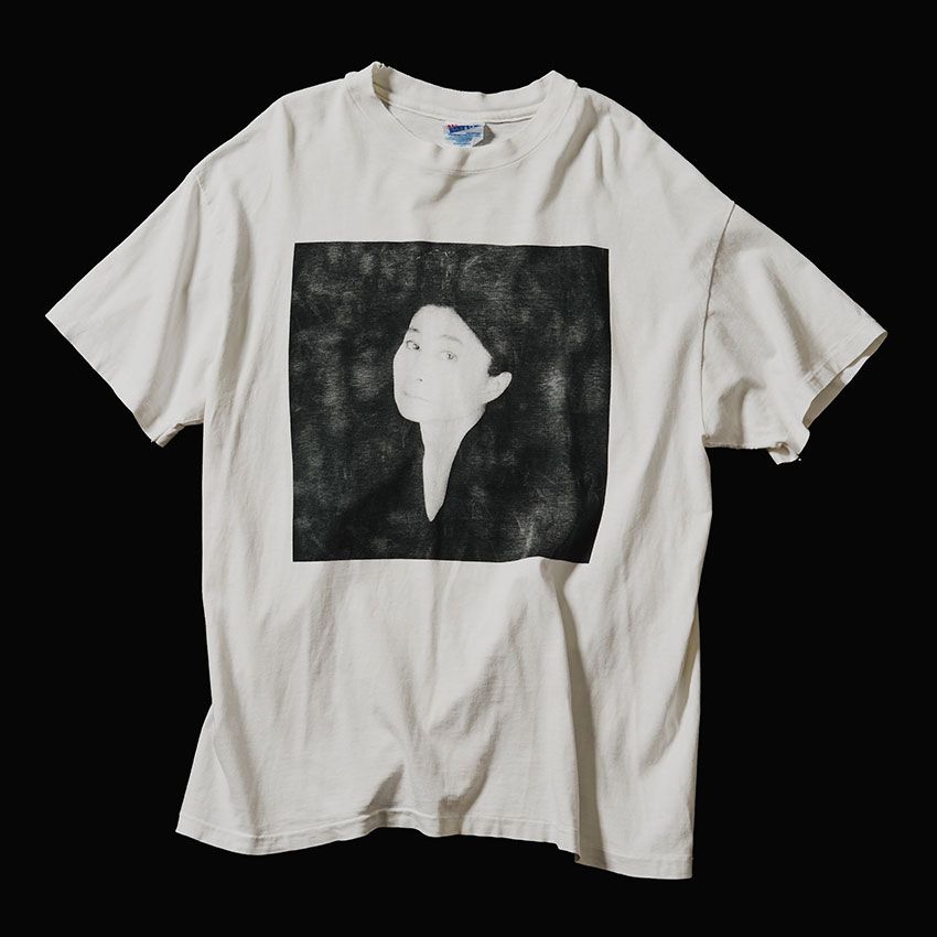 オノ・ヨーコ ポートレート T シャツ Photo by Robert Mapplethorpe 1990年代 価格：応相談