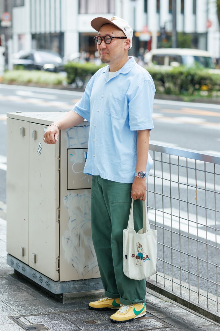 Tシャツ、パンツ、ソックスからメガネまで！「ユニクロ」を取り入れた洒落者5選 - 6枚目の画像