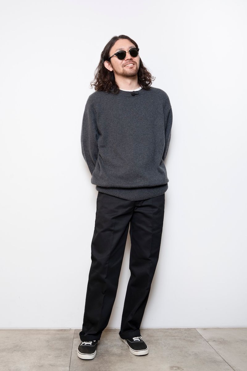 「874 ワークパンツOriginal Fit」 7700円／ディッキーズ（エドウイン・カスタマーサービス　0120−008−503）※176cm・32インチを着用