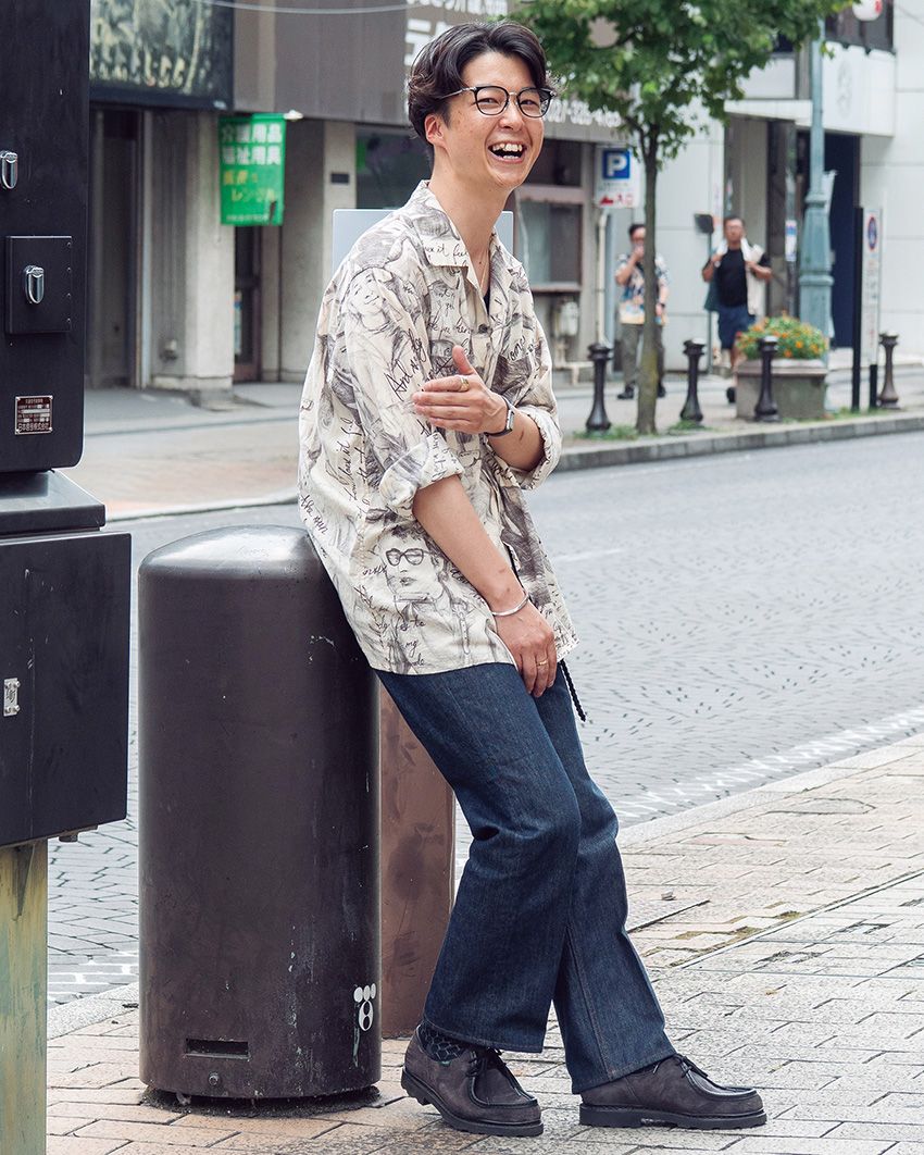 ジャパンデニムが揃う名店「BELLÙRIA 高崎」で、常連たちをパパラッチ！短丈Gジャンに、ワイドな濃紺etc. - 2枚目の画像