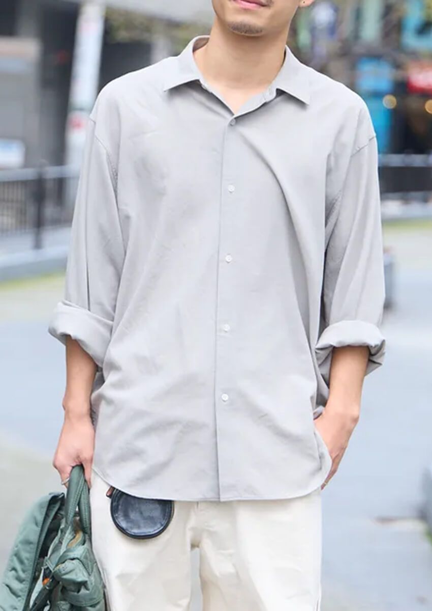 “長袖シャツ”のシーズン到来！素材感、サイジング…街のリアルな着こなし事情を調査 - 1枚目の画像