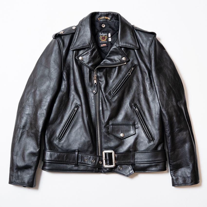 レザージャケット 17万6000円／ショット（ショットグランドストアトーキョー　03−3464−1913）