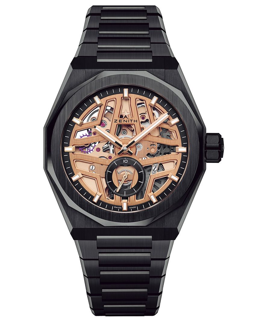 セラミックケース、41㎜径、自動巻き。255万5300円／ゼニス（LVMHウォッチ・ジュエリージャパン