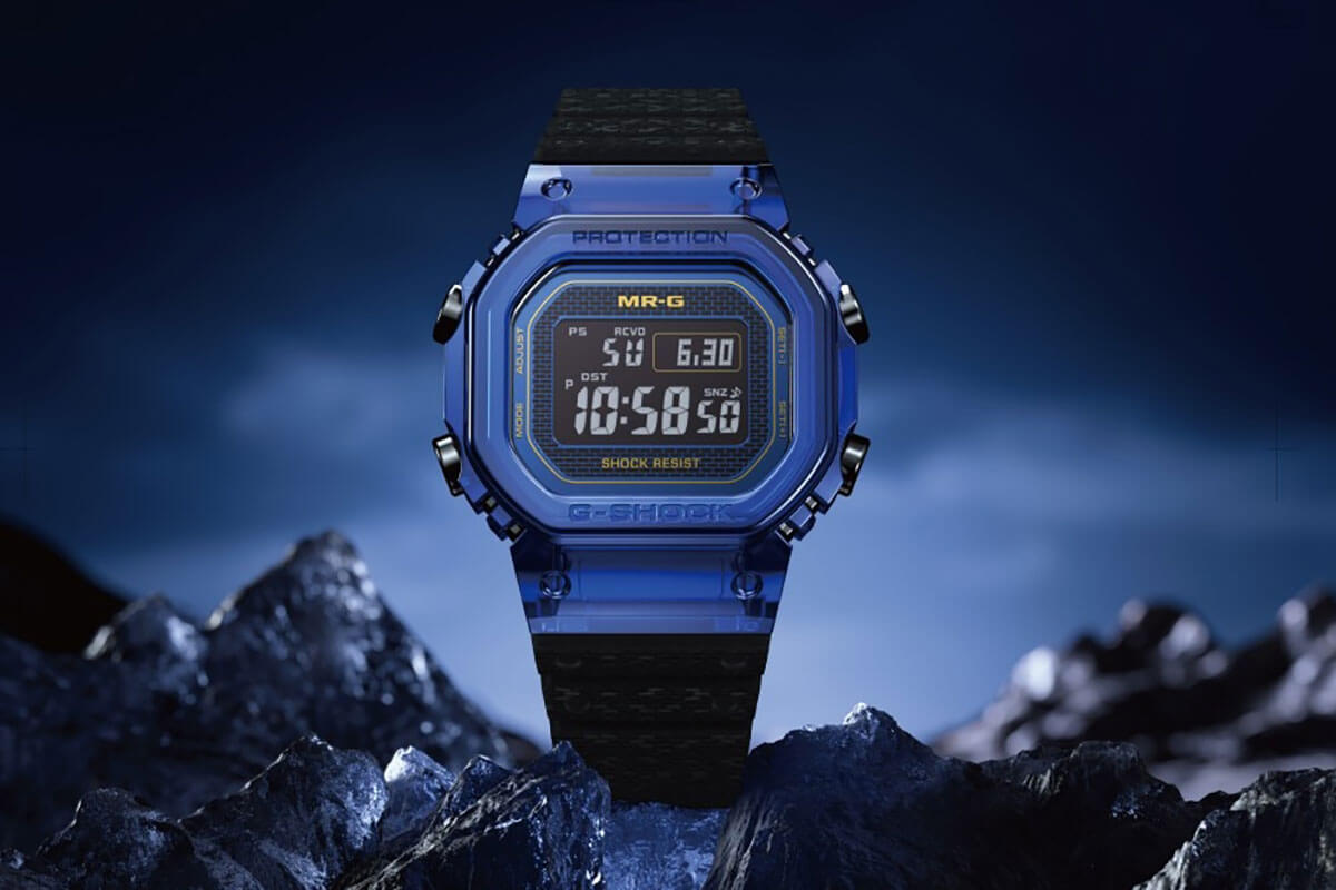 ま*つ様 CASIO G-SHOCK MR-G 110T【ブルーノート限定】 1100万円のG-SHOCK！ 最上位「MR-G」の限定作は、ブルーサファイアを