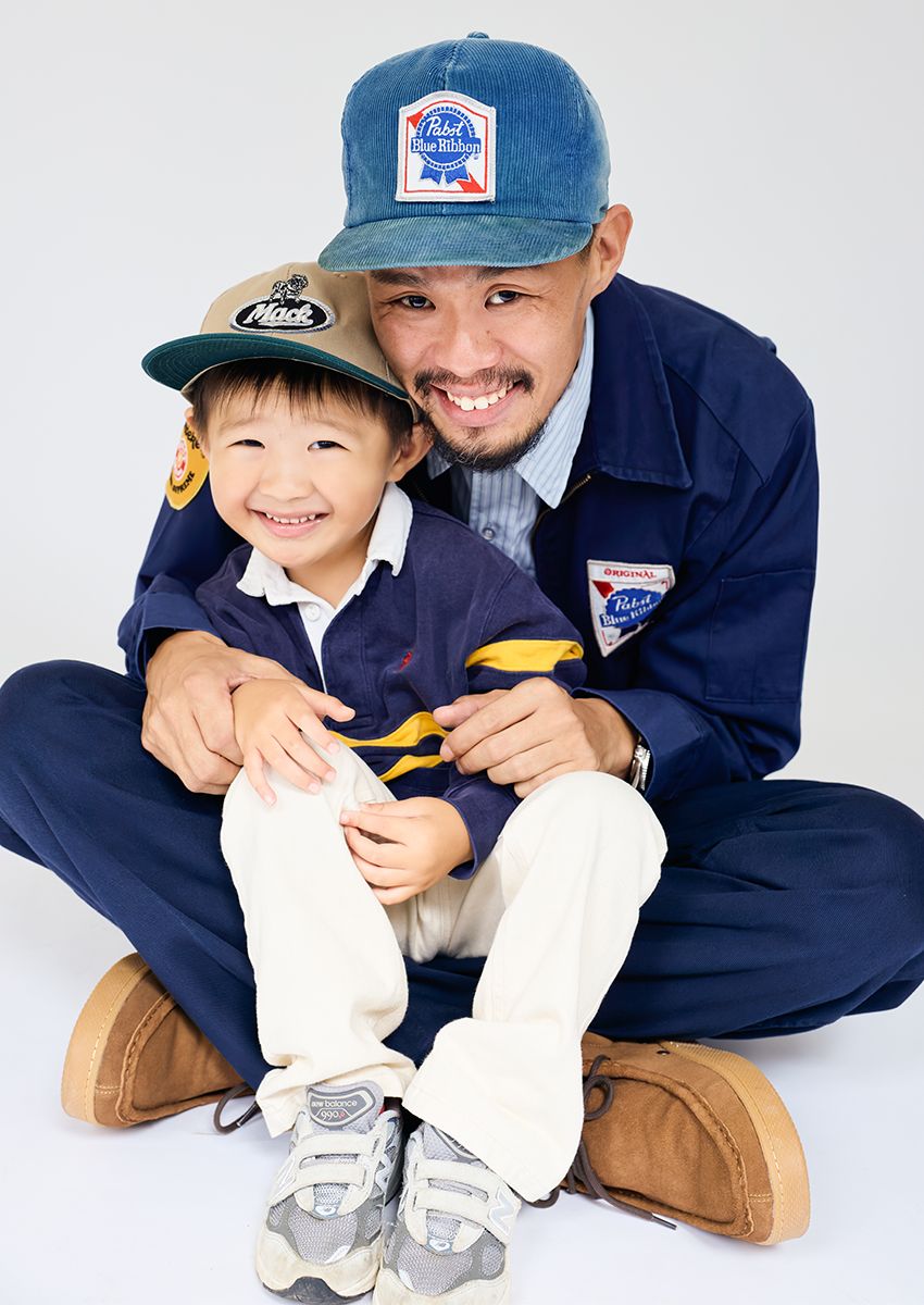 365日古着に夢中！ 元バレー選手・日高裕次郎が3歳の息子と楽しむパパファッションと家族時間 - 16枚目の画像