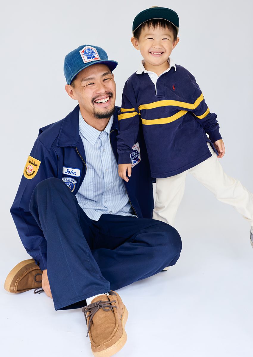 365日古着に夢中！ 元バレー選手・日高裕次郎が3歳の息子と楽しむパパファッションと家族時間 - 15枚目の画像