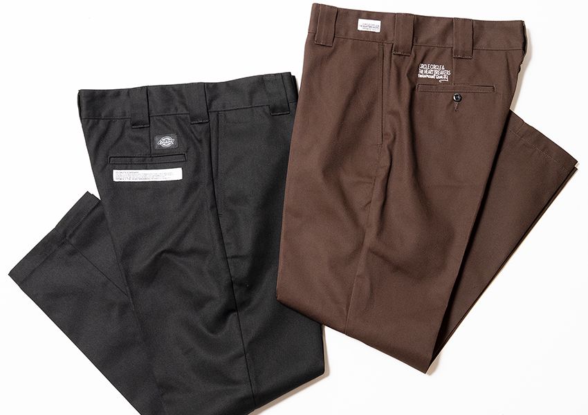 「サークル サークル × ディッキーズ “BENEDICT“」 各2万900円／サークル サークル × ベドウィン & ザ ハートブレイカーズ（ベドウィン & ザ ハートブレイカーズ　03−6447−0471）
