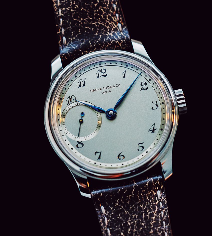 「NH TYPE1E」SSケース、36㎜径、手巻き。297万円／ナオヤ ヒダ & コー（NH WATCH　naoyahidawatch.com）