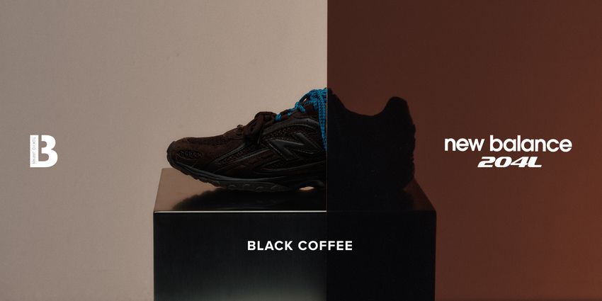 BILLY’S初となるNew Balance「204L」の別注モデル。カラー名はBLACK COFFEE。