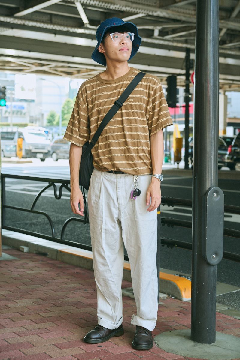 ヴァンズのTシャツコーディネート | 250828-0823-51 溝井祥太