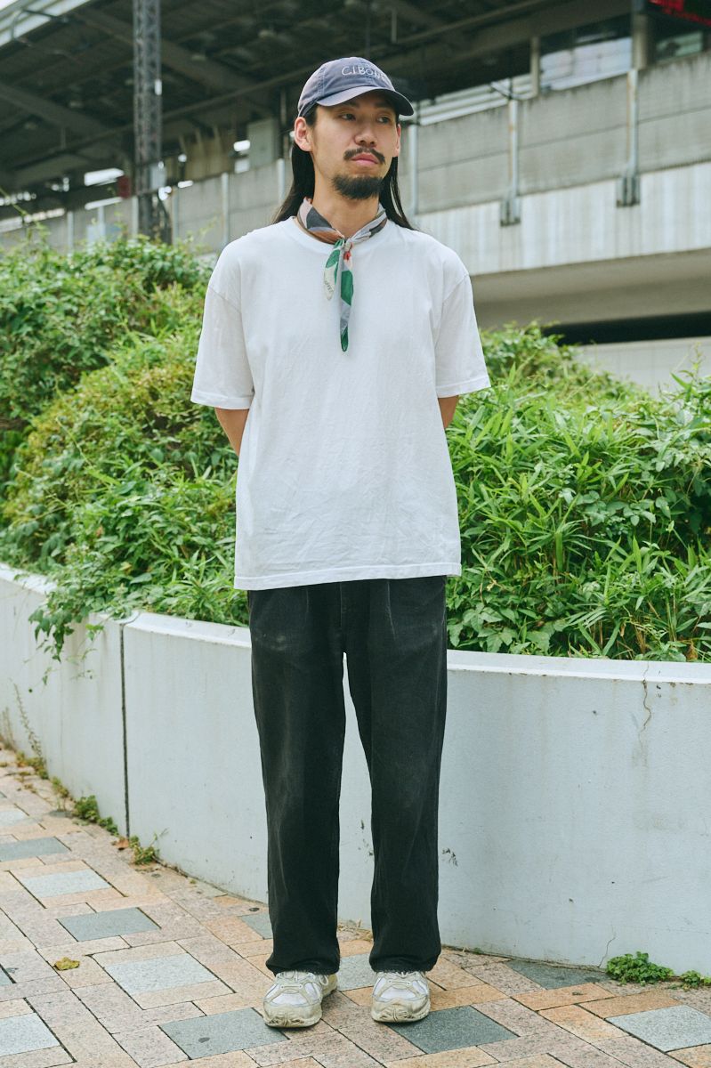 ノーブランドのTシャツコーディネート | 250828-0843-23 齋藤 稜